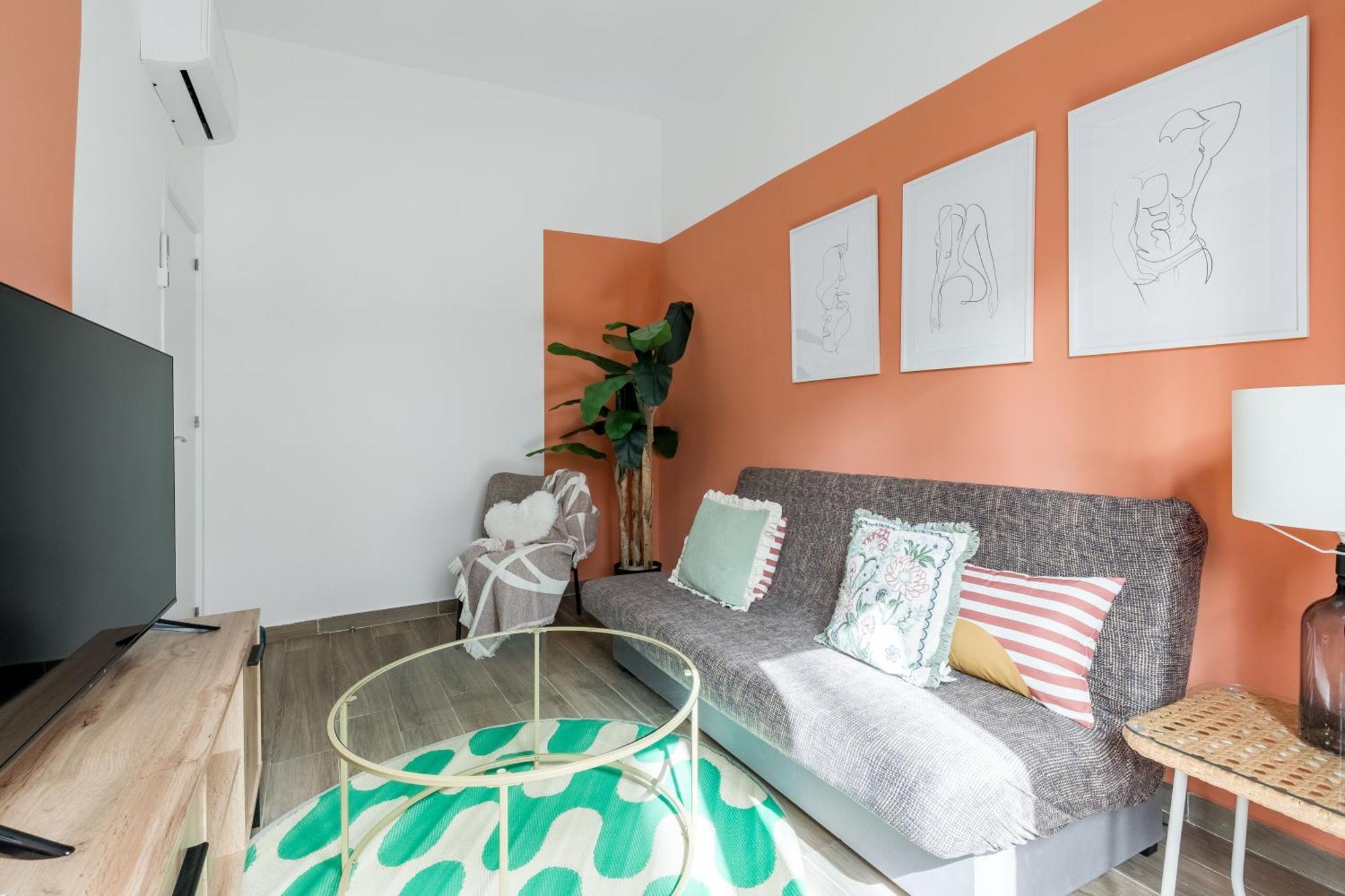 Appartamento Charming Gran Via Madrid Esterno foto