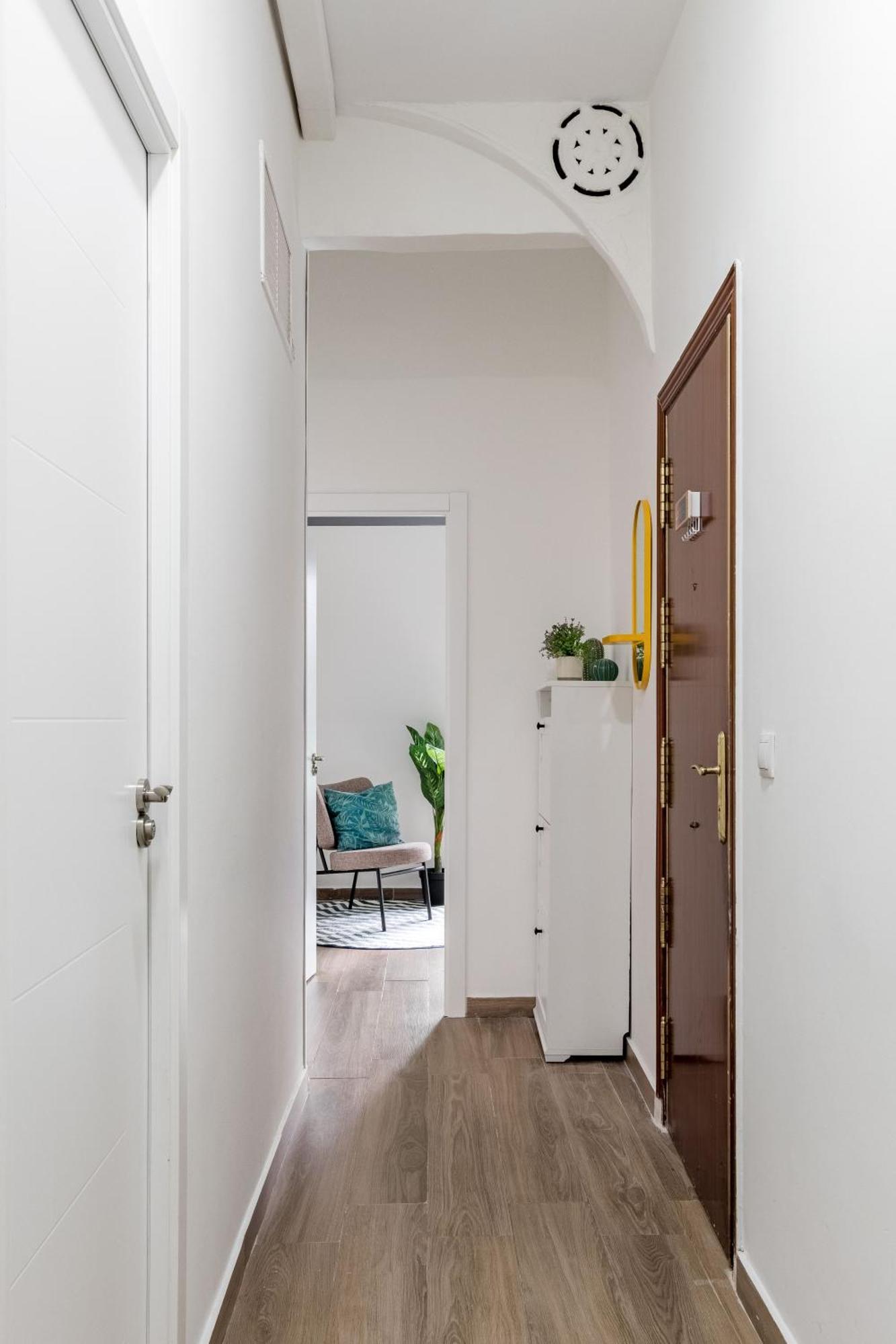 Appartamento Charming Gran Via Madrid Esterno foto