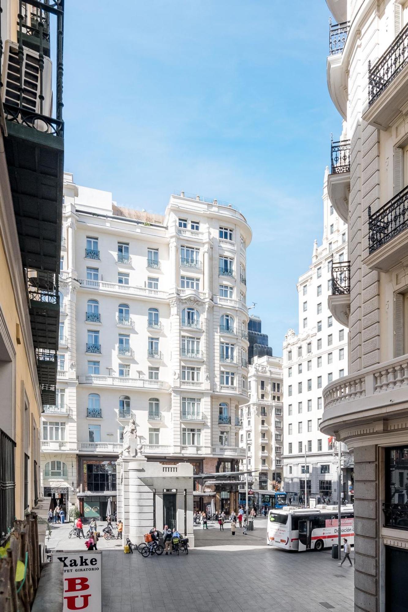 Appartamento Charming Gran Via Madrid Esterno foto